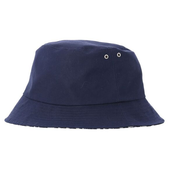 Dior Oblique Teddy- D Reversible Bucket Hat in Navy Blue Cotton - Picture 2 of 8
